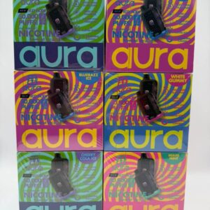 Hitz Aura nicotine disposable vape device with smooth flavor and sleek modern design