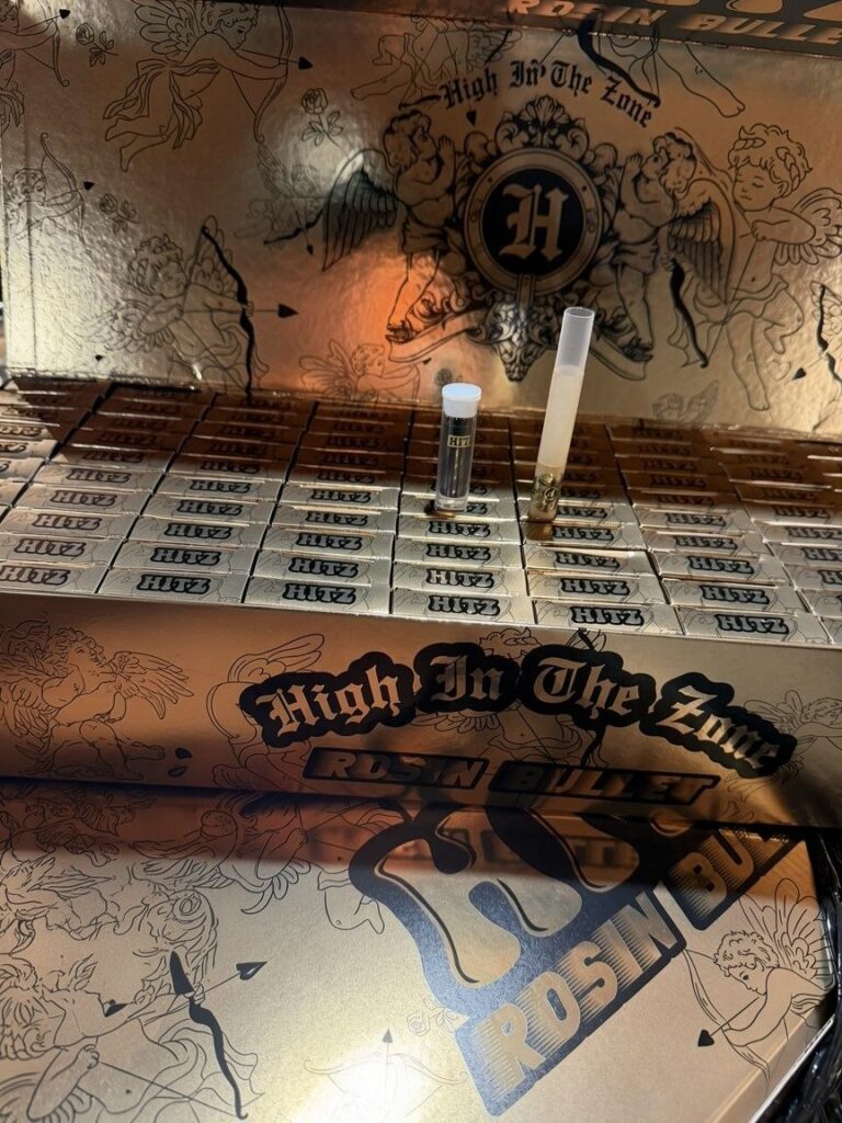 HITZ Rosin Bullets product packaging